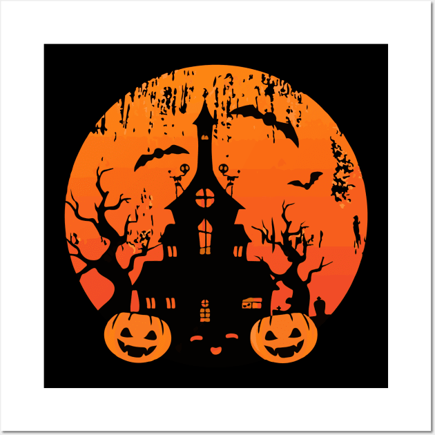 Halloween Night Wall Art by Blackhearttees